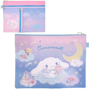 Cinnamoroll Carpeta de 3 Estuches A4 Bolsa de Almacenamiento de Archivos de Documentos Organizador con Bolsa de Malla - Imagen 1 de 3