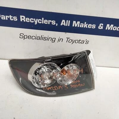 MAZDA 3 BK 07/2006-04/2009 LEFT TAILLIGHT 2.3L ENGINE SEDAN - image 1 of 4