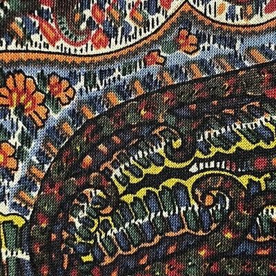 £85 LIBERTY OF LONDON HOMBRE MULTICOLOR LANA ESTAMPADO PAISLEY CORBATA LTBC Foto 1 de 4