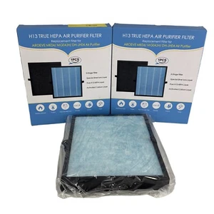 2X H13 True Hepa Air Purifier Filter Replacement For Aroeve MK04/MG04JH/DH-JH04 - Picture 1 of 7