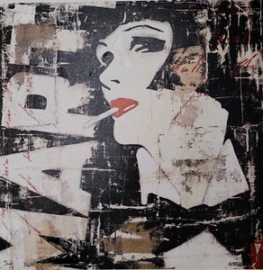 Lorenzo Crivellaro Serigrafia Fatal Martini casa arte quadri arredo - Picture 1 of 1