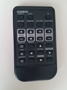 Casio YT-35 Projector Remote Control Working New Battery XJ-S30 S35 S38 S43 S10 - Picture 1 of 5