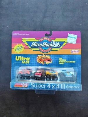 1988 Galoob Micro Machines #33 Super 4x4 III Collection. NEW! Old Stock! MOC D4 - Image 1 of 2