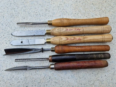Job Lot of Woodturning Tools Chisels Robert Sorby - Image 1 of 4