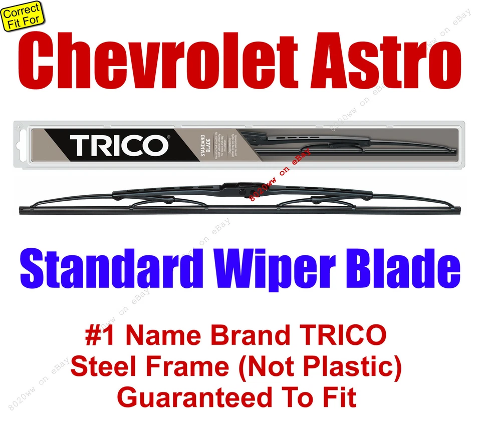 Wiper Blade Standard Grade - fits 1985-2005 Chevrolet Astro (Qty 1) - 30180 - Image 1 of 1