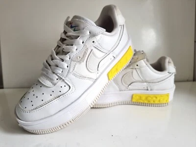 NIKE AIR FORCE 1 FONTANKA UK 3 EUR 36 DAMEN SNEAKER WEISS LEDER DA7024 101 - Bild 1 von 4