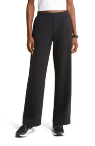 NEW! $70 ZELLA LUXE WIDE LEG POCKET PANTS BLACK SZ L - Picture 1 of 3