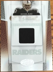 2007 Leaf Certified Material Rookie Jersey Michael Bush #203 #’d 1328/1499 - Picture 1 of 2