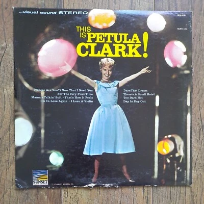 VTG This is Petula Clark! Record Vinyl 33 RPM 12" LP SUS 5101 Foto 1 de 4