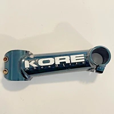 KORE Aheadlite Stem, 130mm x 1 1/8" x 25.4mm clamp, Black Vintage 1990's - Image 1 of 4