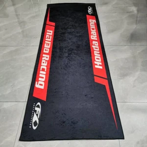 For Honda Racing HRC Racing Floor Mat Carpet Motorcycle Garage Floor Pit Mat - Picture 1 of 6