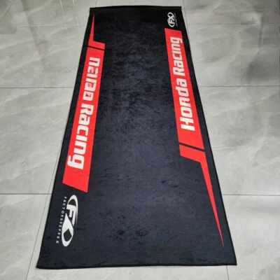 Alfombrilla de piso de garaje para motocicleta Honda Racing HRC Racing alfombrilla de piso alfombra  Foto 1 de 4