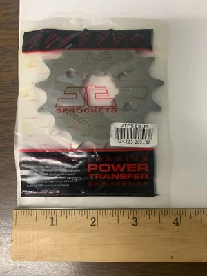 Новая стальная передняя звездочка JT 15 зубьев BMW Kawasaki Yamaha KX500 JTF569.15 SB1 - Изображение 1 из 2