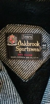VNDS 1960s Oakbrook Sportswear 44R Sears Original Vintage Fur Lined Car Coat  - Image 1 of 4