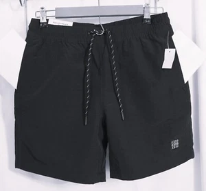 Aeropostale Mens Kickback Jogger Shorts 6.5 Black Nylon Mesh Aero Swim sz. XS - Picture 1 of 6