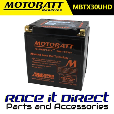 Motobatt Battery for Harley Davidson TOUR 1450 STREET GLIDE FLHX-I (KB) 2006 AGM - Image 1 of 4