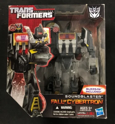 Transformers Generations Fall of Cybertron (2012) Soundblaster w/ Buzzsaw Figure - Image 1 of 4