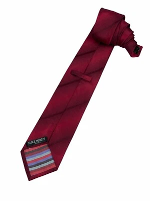 Corbata de seda Balmain Paris Foto 1 de 4