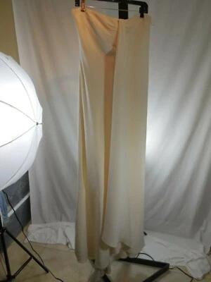 ELEGANT RALPH LAUREN BLACK LABEL 100% SILK WEDDING DRESS 18A90ML 12 $2698 - Image 1 of 4
