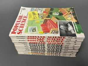 Vintage 1949 Popular Science Lot Complete Year Set Jan-Dec - All 12 Issues NICE! - Picture 1 of 10