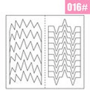 Manicure Nail Guide Line Sticker - French Tip Geometric Nail Decor Sticker 2spcs - Picture 1 of 31