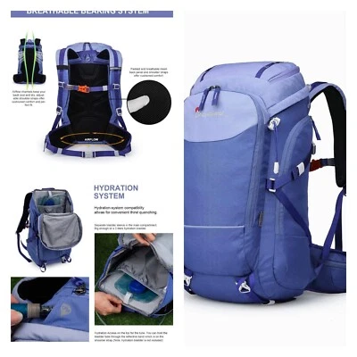 MOUNTAINTOP 40L Mochila de Senderismo para Mujeres y Hombres Viaje al Aire Libre Camping Paquete de Día Foto 1 de 4