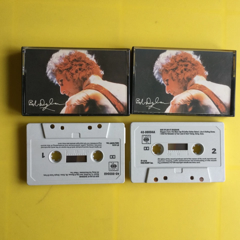 BOB DYLAN - 2 X UK CASSETTE TAPES - BOB DYLAN AT BUDOKAN - Image 1 of 1