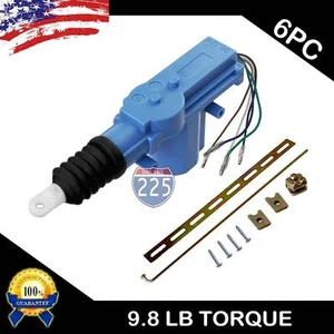 6x New UNIVERSAL POWER DOOR LOCK ACTUATOR MOTOR 5 Wire 12 Volt 9.8lb Torque USA - Picture 1 of 3