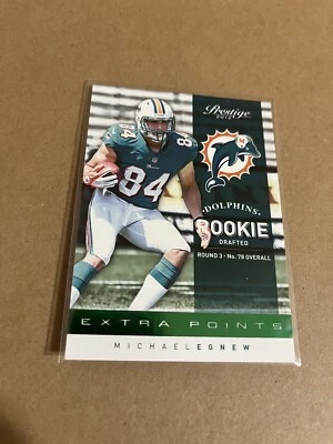 2012 Prestige Michael Egnew Rookie EXTRA POINTS GREEN #d 13/25..rare card - Image 1 of 2