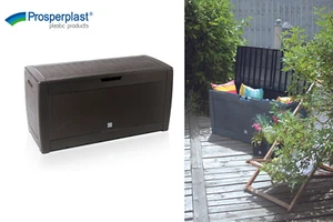 Gartenpflege Aufbewahrungstruhe Rattankiste Indoor Outdoor Modern 310 L - Bild 1 von 10