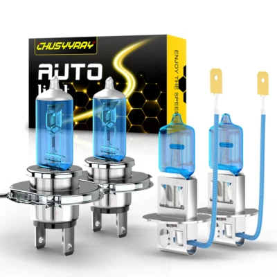 Para Isuzu Rodeo Sport 01-03 5000K faros halógenos luces antiniebla bombillas 4x - Imagem 1 de 4