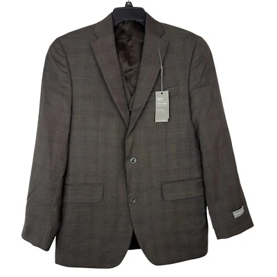 MICHAEL KORS Lana Natural Elastizado Blazer Chaleco Conjunto 37R Lujoso Comodidad 2 Piezas Nuevo Foto 1 de 4