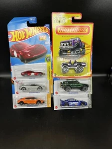 HotWheel Mixed Lot Of 6 Bugatti Eb110 95 Green Jeep Cherokee International Scout - Picture 1 of 1