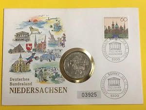 Numisbrief mit Medaille Deutsches Bundesland Niedersachsen (NU19 - Bild 1 von 1