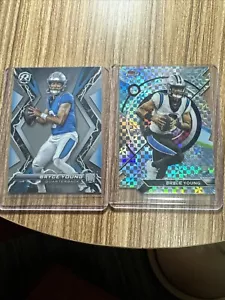 Two Bryce Young Rookie Topps Composite Trading Cards 2024 - Picture 1 of 11