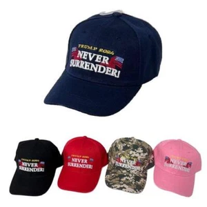 Never Surrender Trump 2024 Hat - Picture 1 of 6