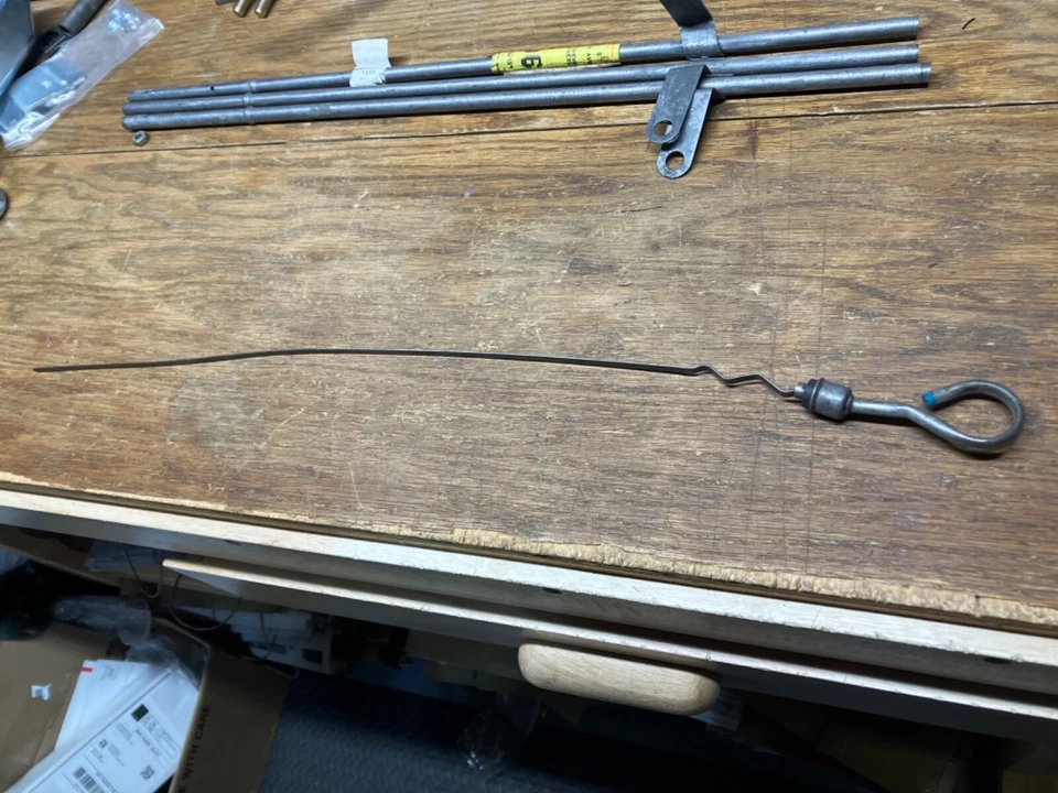 GM  Chevy Blue tip dip stick  Factory original .Camaro, Nova ,Chevelle? - Image 1 of 4