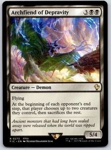 Archfiend of Depravity - Commander: FINAL FANTASY FIC- MTG - LP Magic - 273 R - Picture 1 of 2