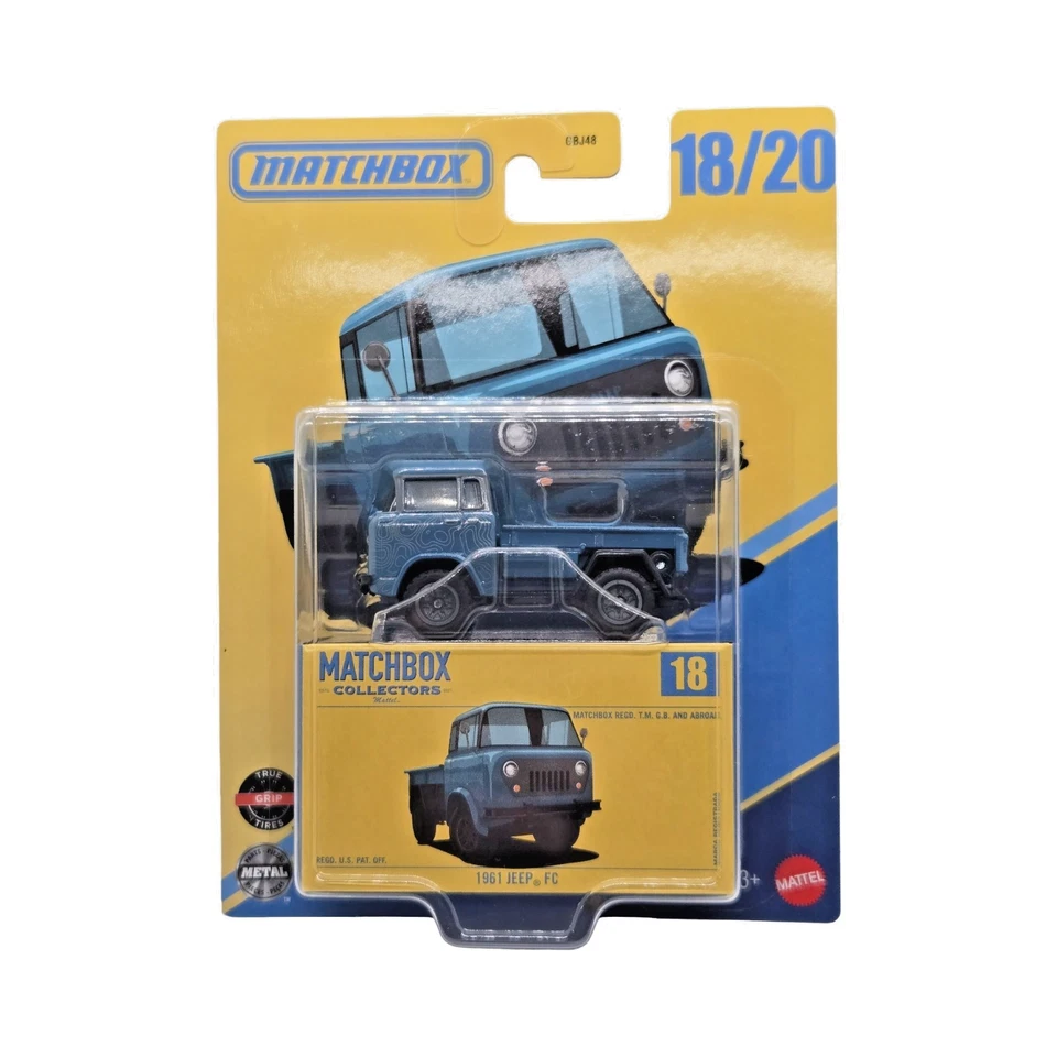 2025 Matchbox 1961 Jeep FC #18 Blue - Collectors Series - Image 1 of 2