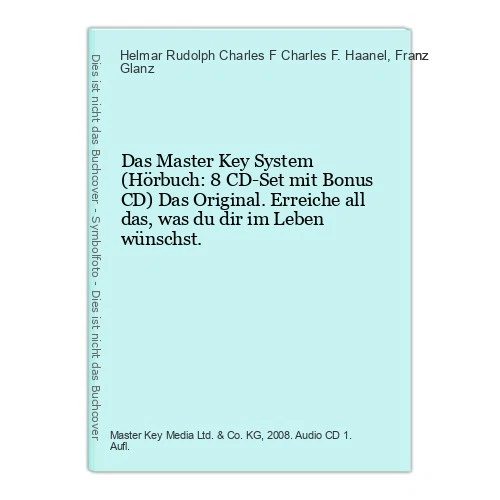 Das Master Key System (Hörbuch: 8 CD-Set mit Bonus CD) Das Original. Errei 47495 - Bild 1 von 1