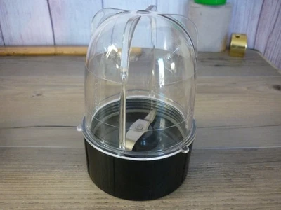 VINTAGE MAGIC BULLET REPLACEMENT PARTS SMALL CUP AND FLAT BLADE NEW - Image 1 of 3