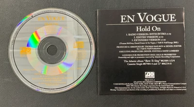 1990 En Vogue: Hold On CD Single PROMO Atlantic (Radio Ver.). w/Back Insert VTG! - Imagem 1 de 4