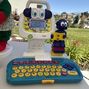 Vintage Vtech Alphabert und Kettenrad die lesbaren Roboter lernen getestet funktioniert! - Bild 1 von 18