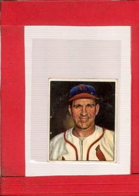 1950 Bowman #35 Enos Slaughter F Fair Cardinals ID:67262 - Image 1 of 2