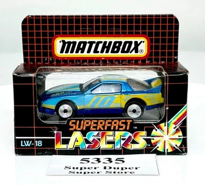 Matchbox  Superfast - Lasers - LW-18 - Pontiac Firebird Racer - 1986  Sealed Box - Image 1 of 4