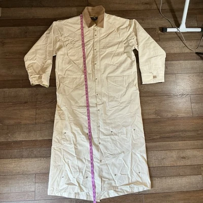 Abrigo plumero The J Peterman Co XL beige lona cuello pana Western Ranch 3188 Foto 1 de 4