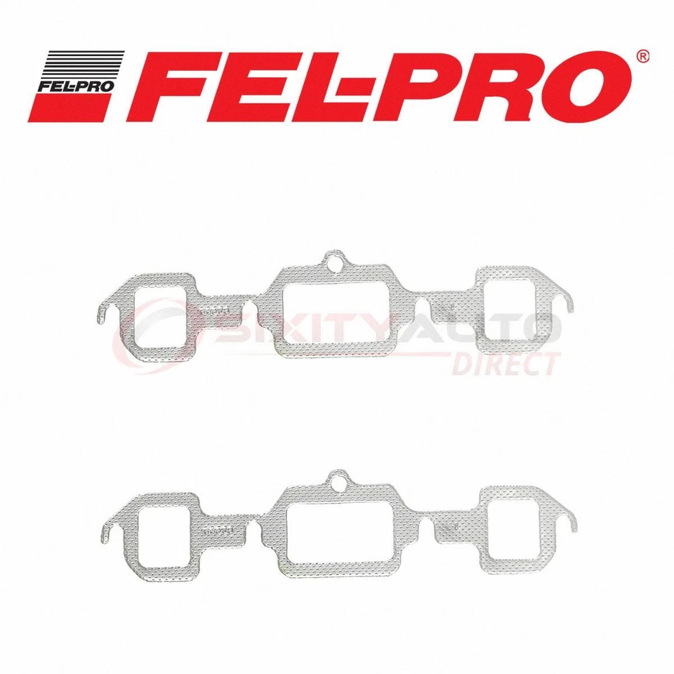 Fel-Pro Exhaust Manifold Gasket Set for 1965 Oldsmobile Jetstar I 7.0L V8 - hb Foto 1 de 4