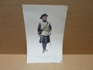 PAUL KAUFFER (Nancy 1870-1941) aquarelle infanterie coloniale CHINE 1900 - Imagen 1 de 2