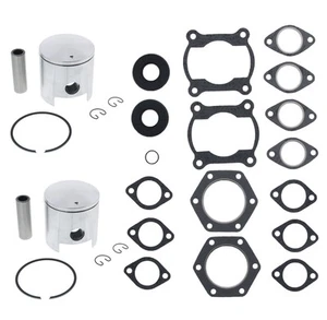 Piston and Gasket Kit for Polaris Indy Trail 440 1983 1984 1985 Snowmobile - Bild 1 von 5