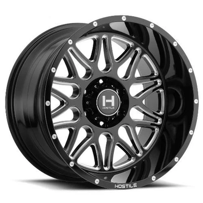 Rueda 22x10 Hostile H111 Blaze Blade Cut (Negro Fresado) 6x135 (-25 mm) Foto 1 de 4